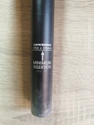 Tija sillín Race Face 31.6 x 375mm