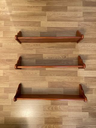 3 Estanterías Madera Pino
