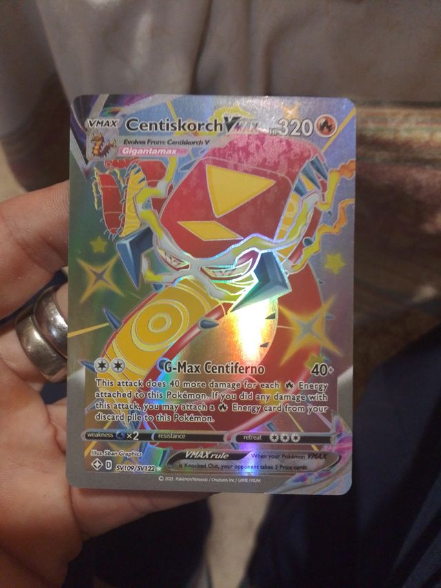 Carte Pokemon VMAX Centiskorch & Slowking