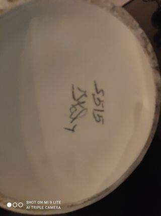 Anfora vintage fiori