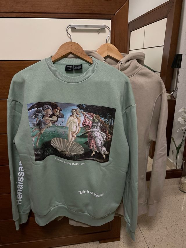 Pack sudaderas PullBear - beige y verde