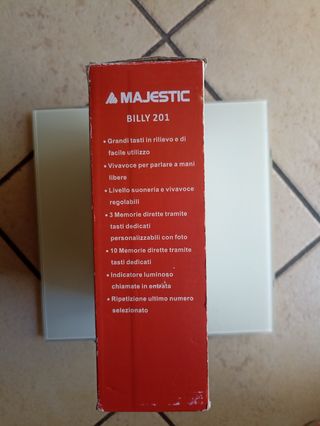Telefono fisso Majestic Billy 201