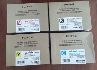 LOTE AHORRO DE 4 TINTAS FUJI DE100-DE100XD