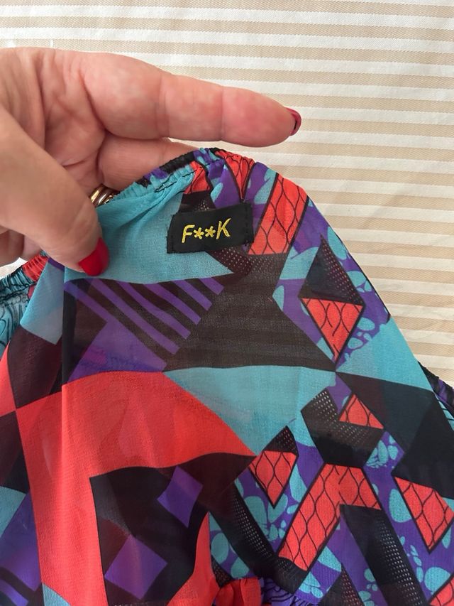 Gonna lunga boho Fk fantasia colorata taglia L/XL