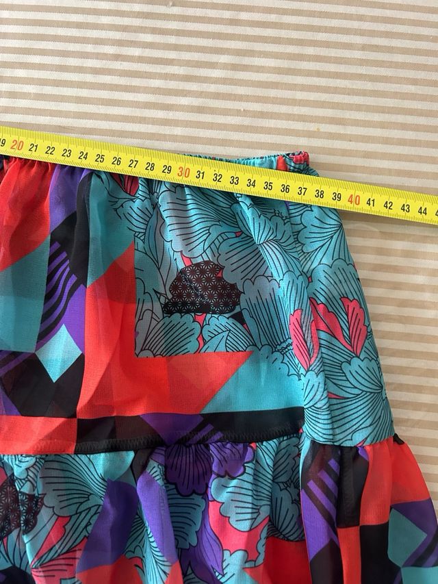 Gonna lunga boho Fk fantasia colorata taglia L/XL