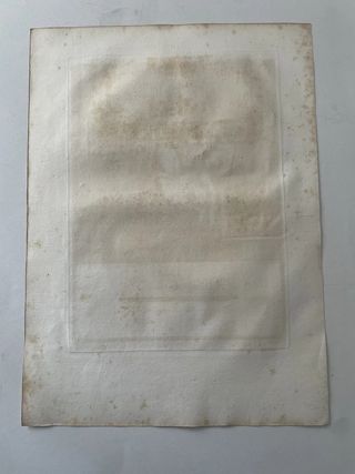 Morghen Affresco romano antico Ercolano Acquaforte