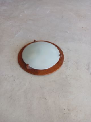 Soffitto in legno e vetro