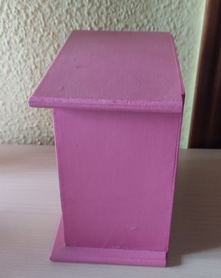 Caja de madera multicolor 4 cajones