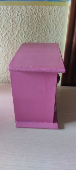 Caja de madera multicolor 4 cajones