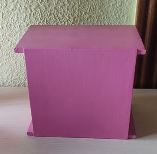 Caja de madera multicolor 4 cajones