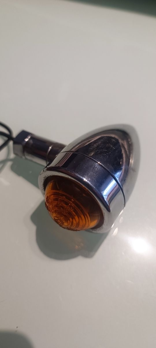 Intermitente moto clásico tipo bullet