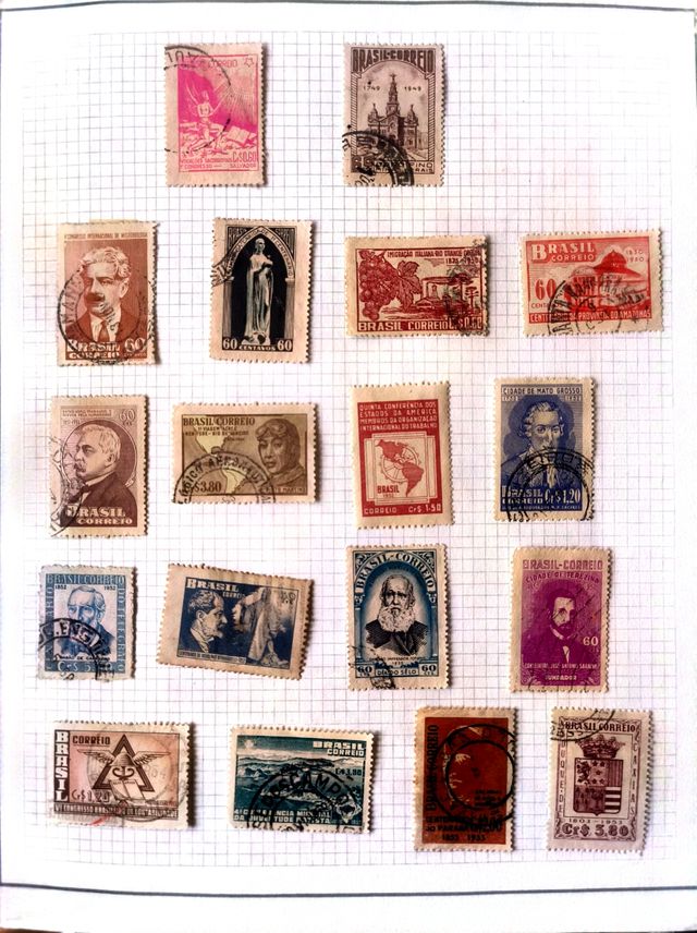 Sellos Brasil Filatelia 