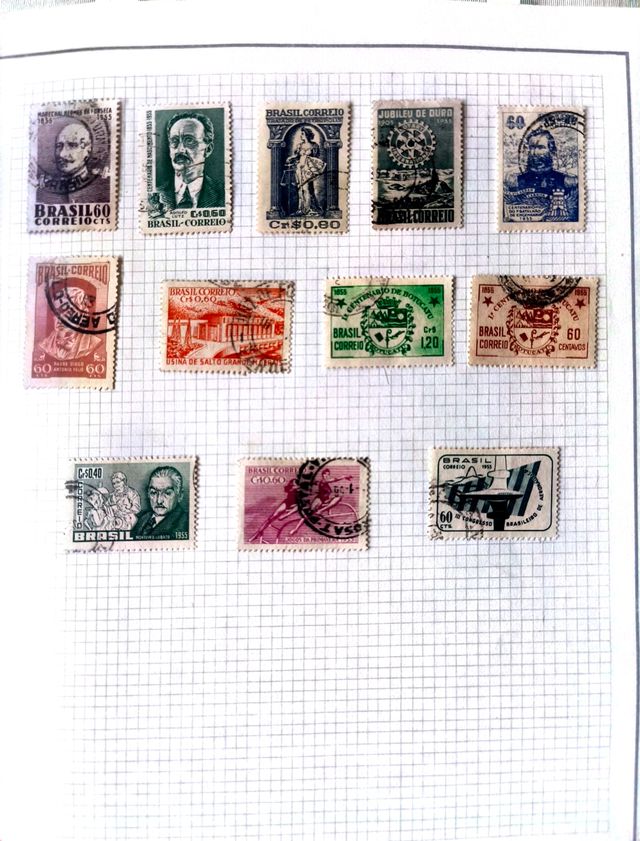 Sellos Brasil Filatelia 