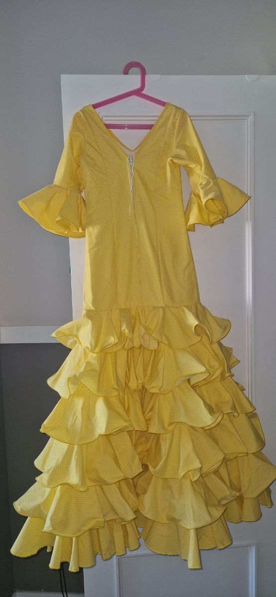 Traje gitana niña - Amarillo
