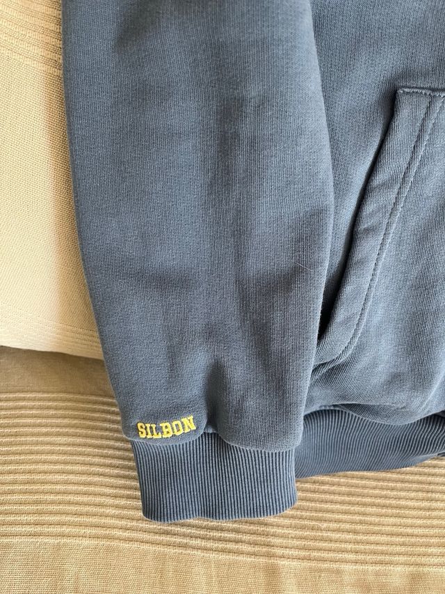 Chaqueta Silbon azul con capucha