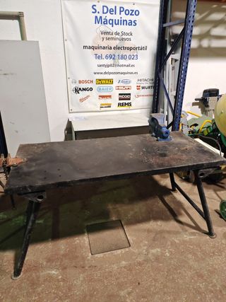 Banco trabajo 1,80x80 con tornillo