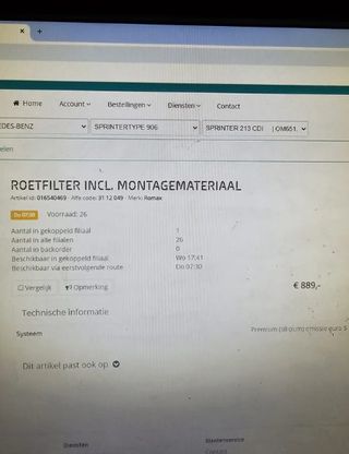 ¡-77%! | Filtro Partículas Mercedes Sprinter 3.0L