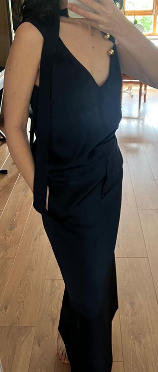 Top y falda satinada Zara