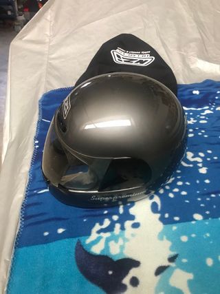 Casco Moto NZI - Gris Oscuro