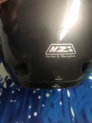 Casco Moto NZI - Gris Oscuro