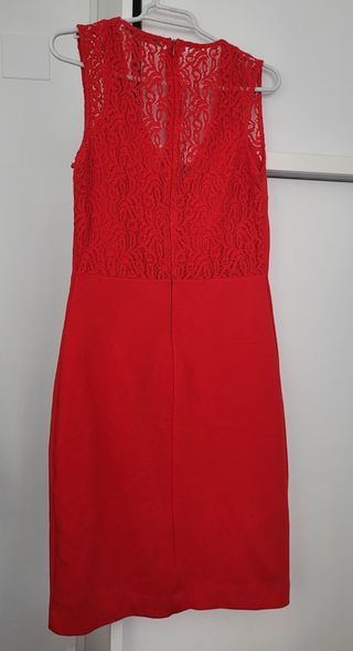Vestido rojo Zara talla S