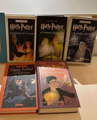 Libros Harry Potter tapa dura