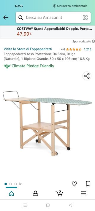 Asse da stiro Foppapedretti