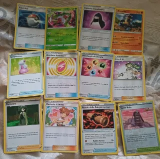 12 Carte Allenatore Pokémon Nuove