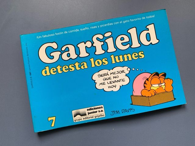 Comic Garfield Detesta los Lunes N7