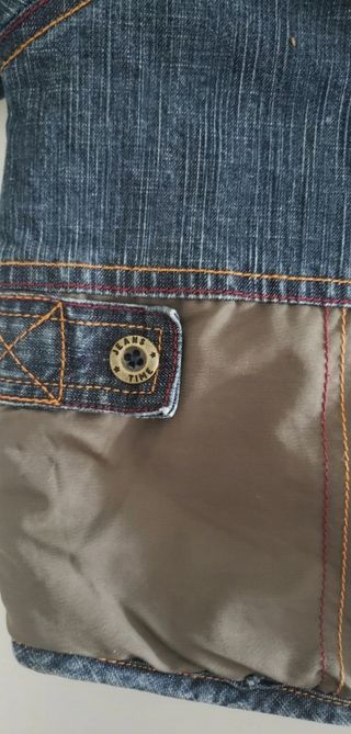 Casaco de ganga criança - 6 meses