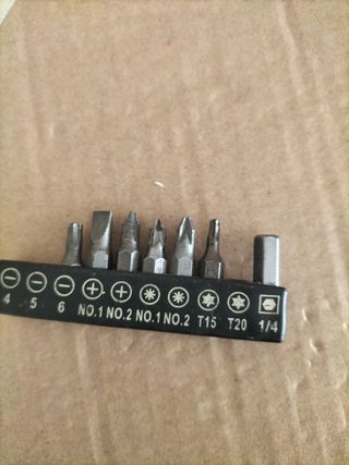 Brocas y juego para taladro, destornilla