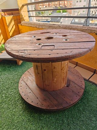 Bobina madera vintage