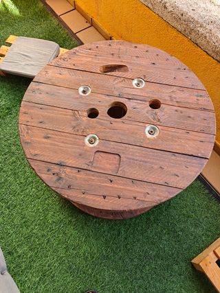 Bobina madera vintage