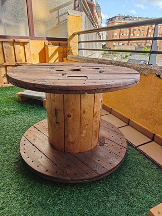Bobina madera vintage