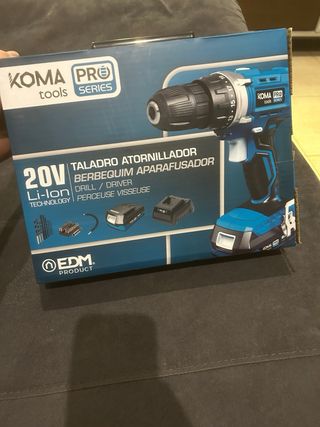 Taladro atornillador Koma Pro 20V