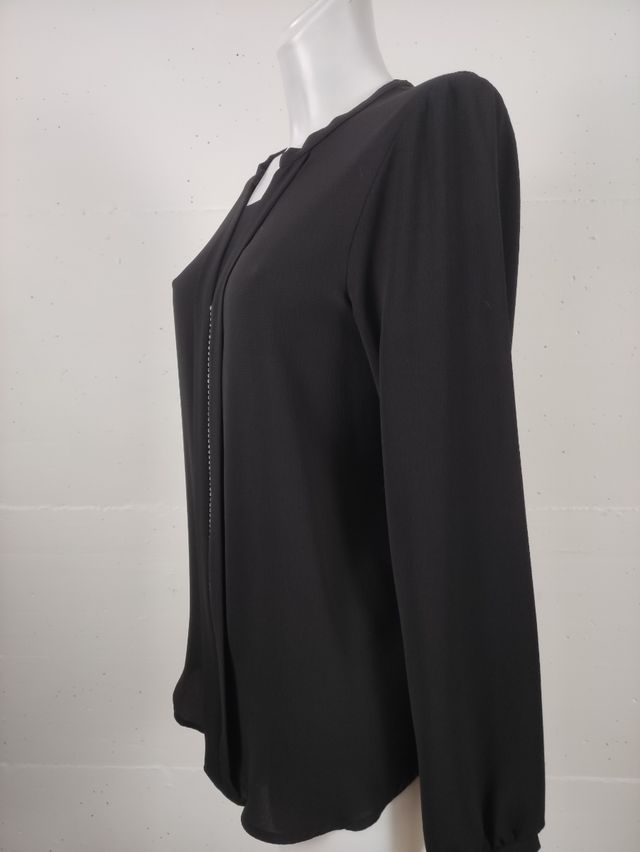 Camicia nera donna Golden point