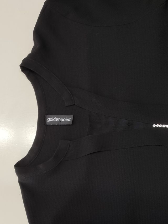 Camicia nera donna Golden point