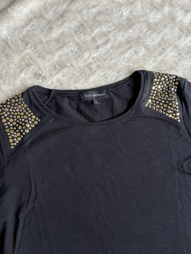 Camiseta Pedro del Hierro c/tachas