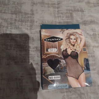 Body lencería negro