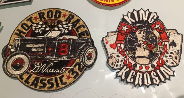 Parches chaleco biker