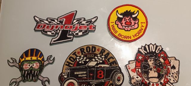 Parches chaleco biker