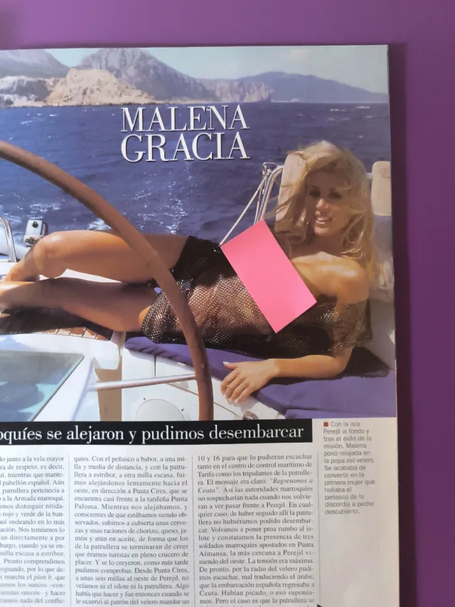 REVISTA INTERVIU MALENA GRACIA.