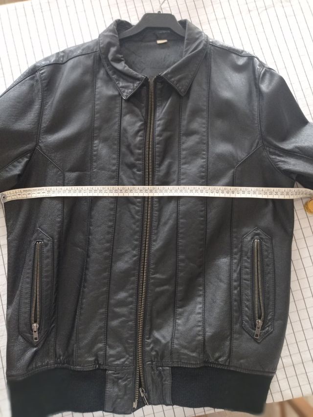 Chaqueta de cuero de caballero