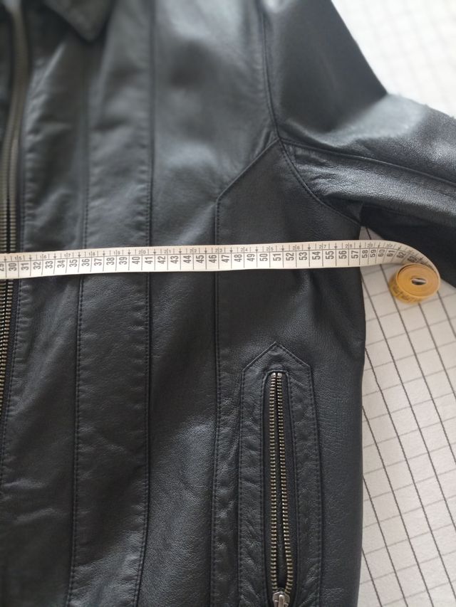 Chaqueta de cuero de caballero