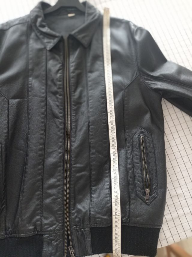 Chaqueta de cuero de caballero