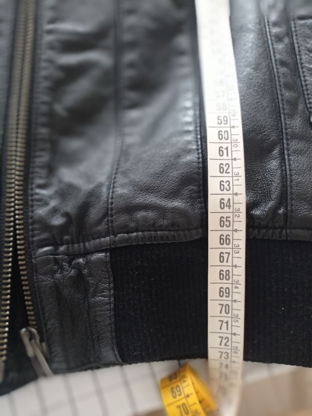 Chaqueta de cuero de caballero