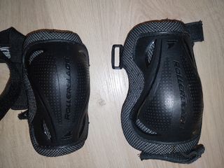 Rodilleras, coderas y protector manos junior.