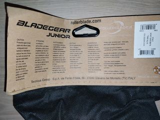 Rodilleras, coderas y protector manos junior.