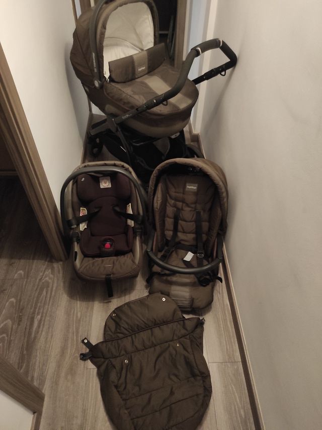 CARRITO BEBE PEG-PEREGO 3 PIEZAS