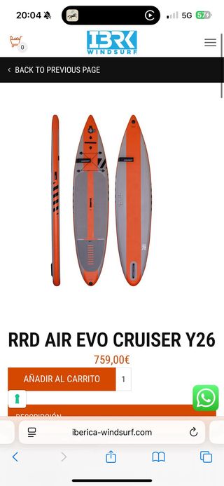 TABLA PADDLE SURF SUP